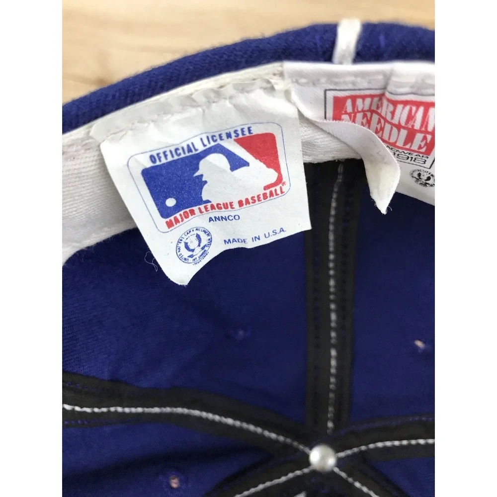 Vintage Chicago Cubs Hat 1957 Repro American Needle Made in USA 7 1/2 Blue